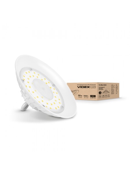 LED світильник висотний ХайБей VIDEX 50W 5000K білий