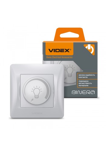 Димер LED 200Вт срібний шовк VIDEX BINERA VF-BNDML200-SS - 480314