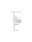 Кнопка дзвінка кремова VIDEX BINERA VF-BNDB1-CR - 299952