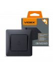 Кнопка дзвінка чорний графіт VIDEX BINERA VF-BNDB1-BG - 299976