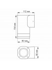 LED Світильник архітектурний AR071G IP54 VIDEX GU10 VL-AR071G - 480864
