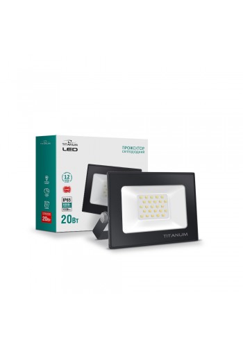 LED прожектор TITANUM TLF206 20W 6500K TLF206 - 293936
