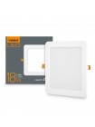 LED светильник встраиваемый квадрат VIDEX 18W 5000K