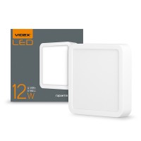 LED Світильник накладний квадрат VIDEX 12W 5000K White VL-DLSS-125 - 294094