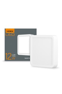 LED Світильник накладний квадрат VIDEX 12W 5000K White VL-DLSS-125 - 294094