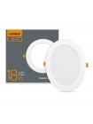 LED светильник встраиваемый круглый VIDEX 18W 5000K