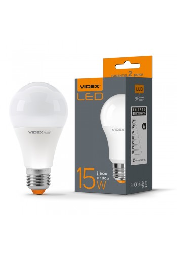 LED лампа VIDEX A65e 15W E27 3000K VL-A65e-15273 - 293608