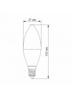 LED лампа VIDEX C37e 7W E14 4100K VL-C37e-07144 - 297323