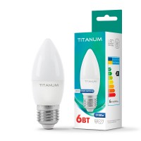 LED лампа TITANUM C37 6W E27 3000K TLС3706273 - 298849
