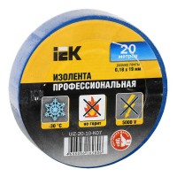 Ізострічка IEK 0,18мм х 19мм / 20м синя ( UIZ-20-10-K07 )