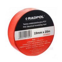 Ізострічка Radpol 0,13ммх19мм / 20м червона ( AR 19/20-K )