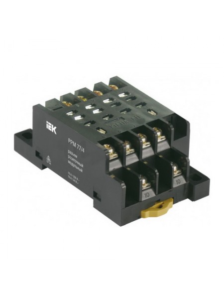 Колодка до реле IEK PPM77/4 під РЭК77/4 (RRP10D-RRM-4)
