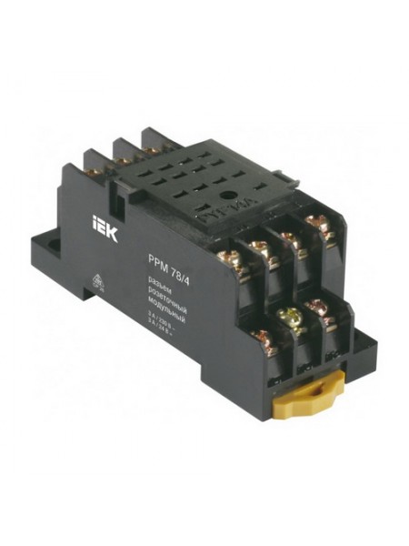 Колодка до реле IEK PPM78/4 під РЭК78/4 (RRP20D-RRM-4)