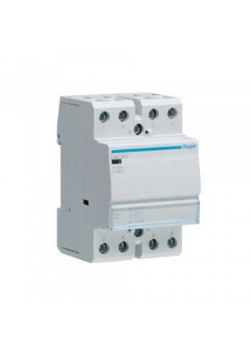 Контактор модульний Hager 63A 4NO 230B AC (ESC463)