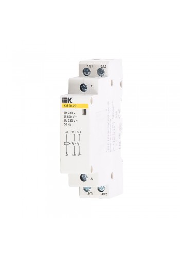 Контактор модульний IEK KM20-20 20A 2P (MKK10-20-20)