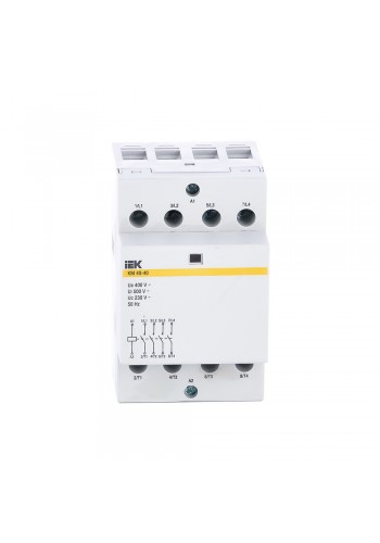 Контактор модульний IEK KM40-40 40A 4P (MKK20-40-40)