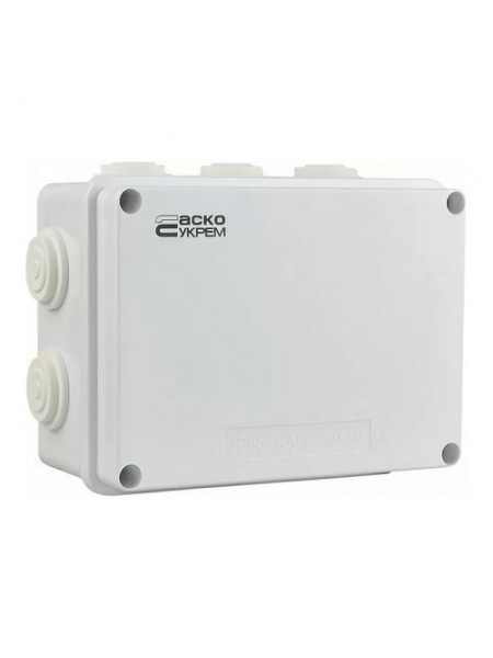 Коробка розподільча АСКО 150х110х70 біла IP65 ( A0150170019 )