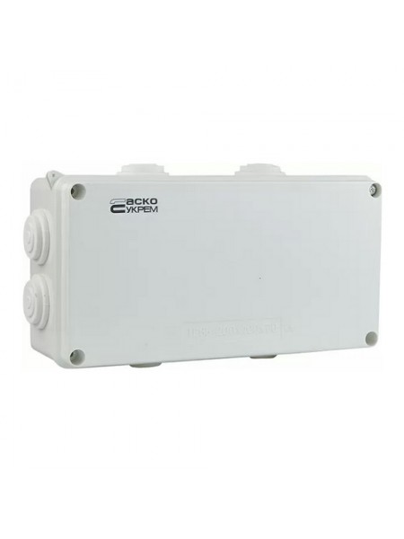 Коробка розподільча АСКО 200х100х70 біла IP65 ( A0150170021 )
