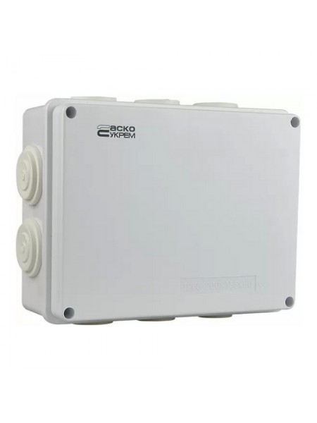 Коробка розподільча АСКО 200х155х80 біла IP65 ( A0150170022 )