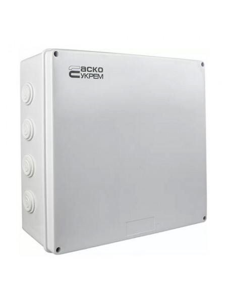 Коробка розподільча АСКО 400х350х120 біла IP65 ( A0150170026 )