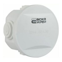 Коробка розподільча АСКО 80x50 біла IP44 ( A0150170016 )