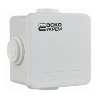 Коробка розподільча АСКО 80х80х50 біла IP44 ( A0150170014 )
