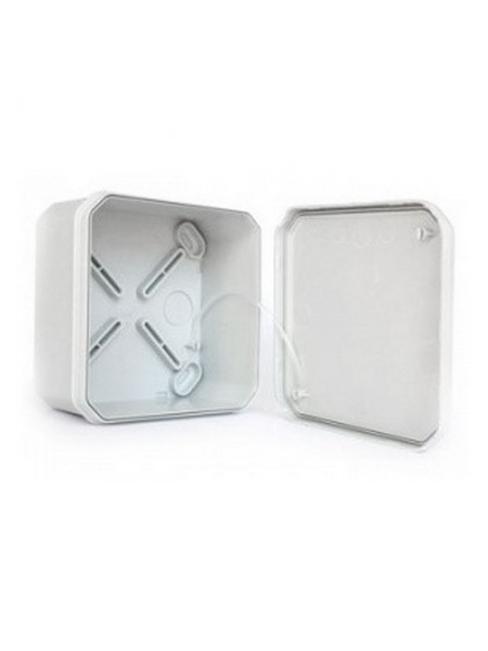 Коробка розподільча ДКС 100х100х50 сіра гладка IP66 ( 54810 )