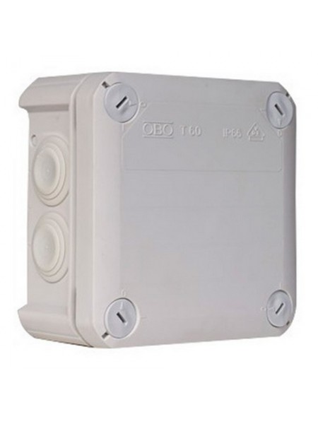 Коробка розподільча OBO 114х114х57 T60 сіра IP65 ( 2007061 )