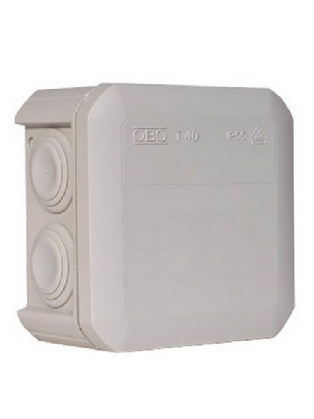 Коробка розподільча OBO 90х90х52 T40 сіра IP55 ( 2007045 )