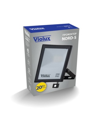 Прожектор LED Violux NORD-S  20W SMD 6000K 1700lm IP65 з датчиком руху ( 400062 )