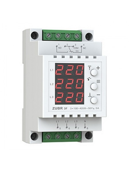 Реле напруги ZUBR 3F (73290)