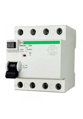 Реле захисного відключення FPR-AС 4/16А 30 мА Промфактор ( FPR4016030AC )