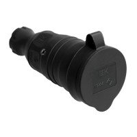 Розетка каучук IEK переносна РБп13-01-0м IP44 ( PKR21-016-2-K02 )