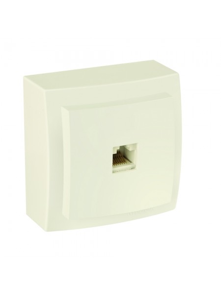 Розетка Nilson Themis кремова комп'ютерна CAT5e RJ45 ( 26121044 ) Розетка Nilson Themis кремова комп'ютерна CAT5e RJ45 ( 26121044 )