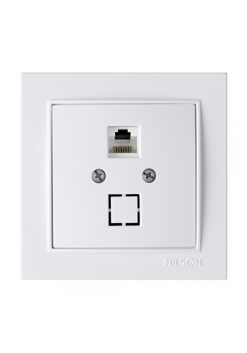 Розетка Nilson Thor біла комп'ютерна  CAT5e RJ45 ( 27111044 )