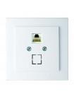 Розетка Nilson Touran біла комп'ютерна  CAT5e RJ45 ( 24111044 )