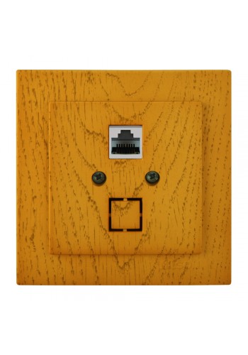 Розетка Nilson Touran дуб комп'ютерна CAT5e RJ45 ( 24251044 )