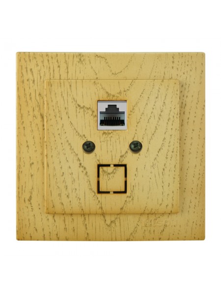 Розетка Nilson Touran клен комп'ютерна CAT5e RJ45 ( 24281044 )