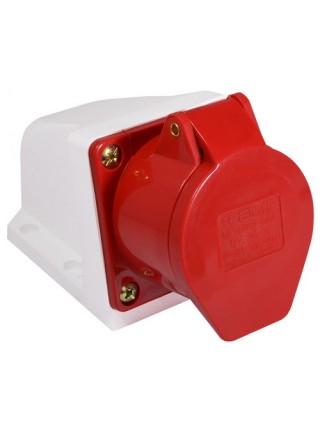 Розетка трифазна настінна АСКО ГС 32А/4 (A0080040005)