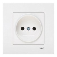 Розетка VI-KO Karre біла 1-на без заземлення (90960007)