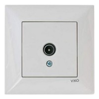 Розетка VI-KO Meridian біла TV прохідна (90970060-WH)