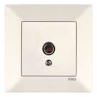 Розетка VI-KO Meridian кремова TV кінцева (90970210-WH)