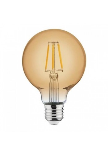 Лампа винтажная светодиодная (ретро) RUSTIC GLOBE-4 4W Filament led 2200К E27