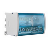 Шина нульова 2 бруска по 7 отворів в корпусі ACKO ( A0150120018 )
