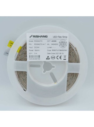Світлодіодна стрічка RISHANG 24V 18W 4000K 192led IP20 ( RD00K2TC-A )