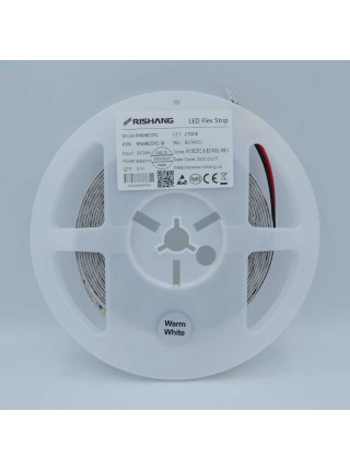 Світлодіодна стрічка RISHANG​ 24V 8,6W 2700K 120led IP20 ( RN08C0TC-B 2700K )