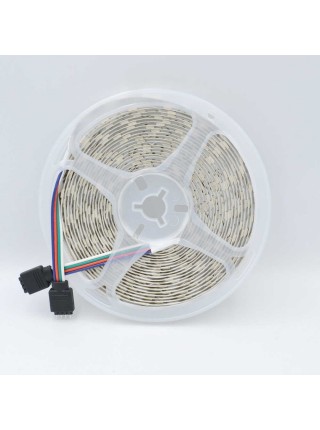 Світлодіодна стрічка LED LIGHT 12V 14,4W RGB 60Led IP21 ( МТК-300RGB5050-12 )