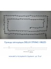 Гірлянда зовнішня DELUX STRING 100 LED 10m (2x5m) жовтий/чорний IP44 EN
