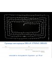 Гірлянда зовнішня DELUX STRING 200 LED 20m (2x10m) білий/прозорий IP44 EN