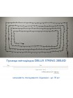 Гірлянда зовнішня DELUX STRING 200 LED 20m (2x10m) мулти/чорний IP44 EN